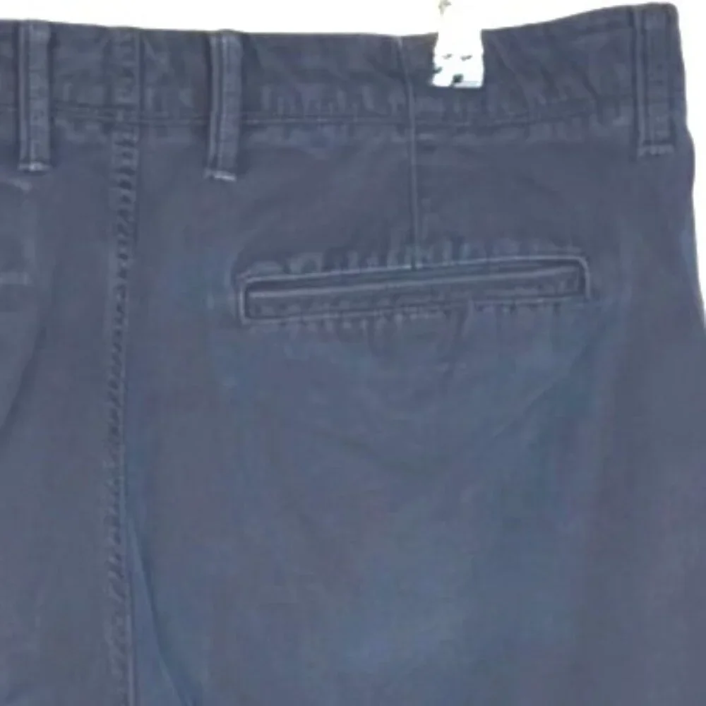 Gap Solid Navy Blue Flat Front Casual Summer Golf Chino Shorts Men's Size 33 - Picture 4 of 6